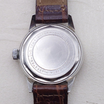 セイコースーパー 1950年代 製造中期頃 赤秒針 Seiko Super 1950s mid-production red second hand