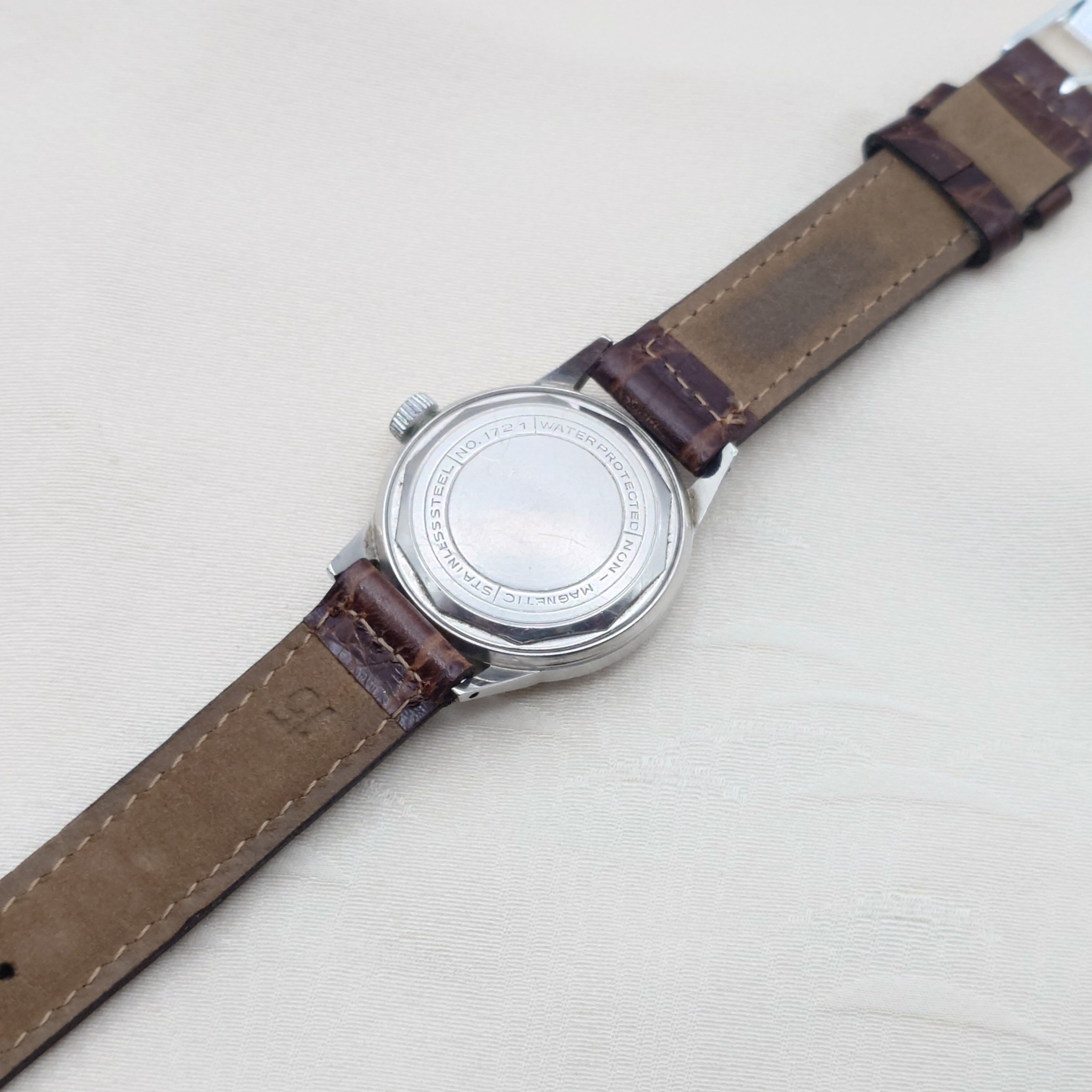 セイコースーパー 1950年代 製造中期頃 赤秒針 Seiko Super 1950s mid