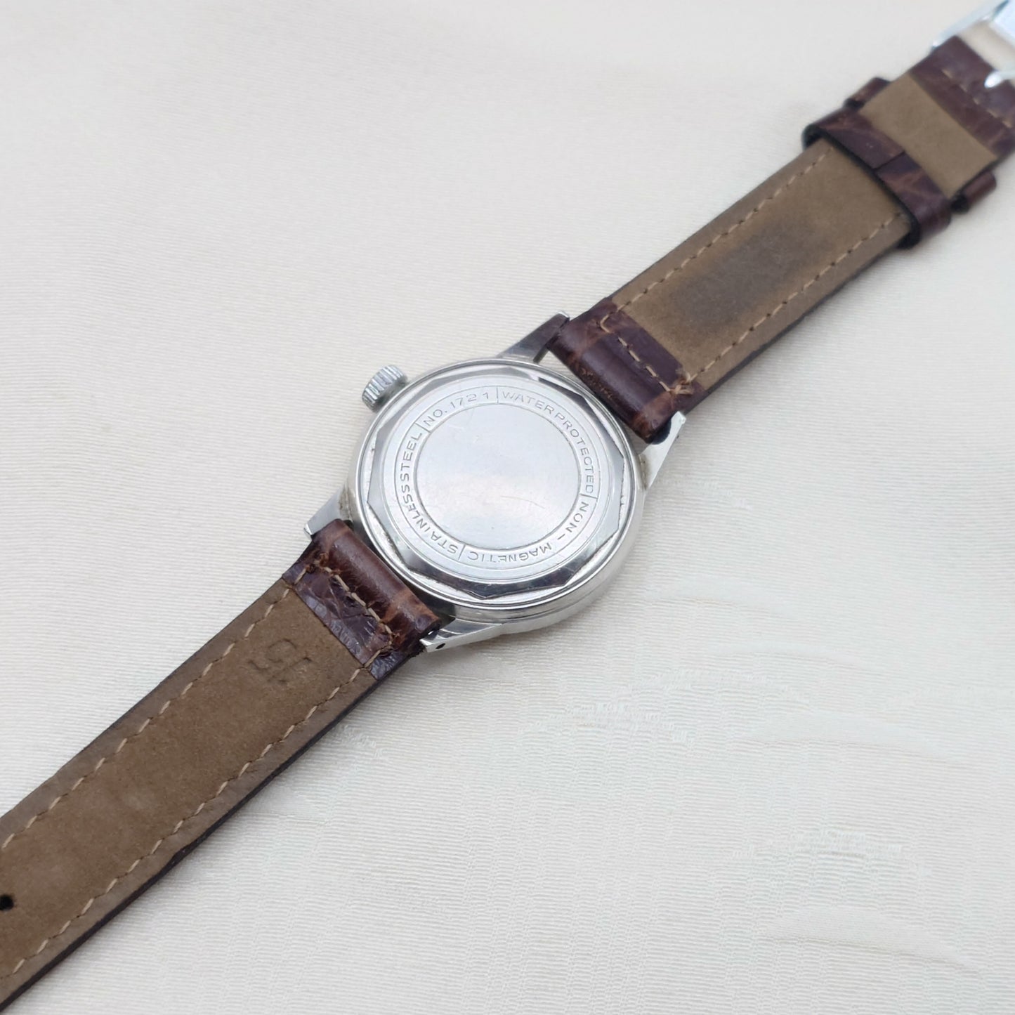 セイコースーパー 1950年代 製造中期頃 赤秒針 Seiko Super 1950s mid-production red second hand