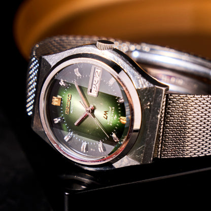 セイコー ロードマチックスペシャル 9面カットガラス グリーンダイヤル　Seiko Loadmatic Special 9-faceted glass Green dial