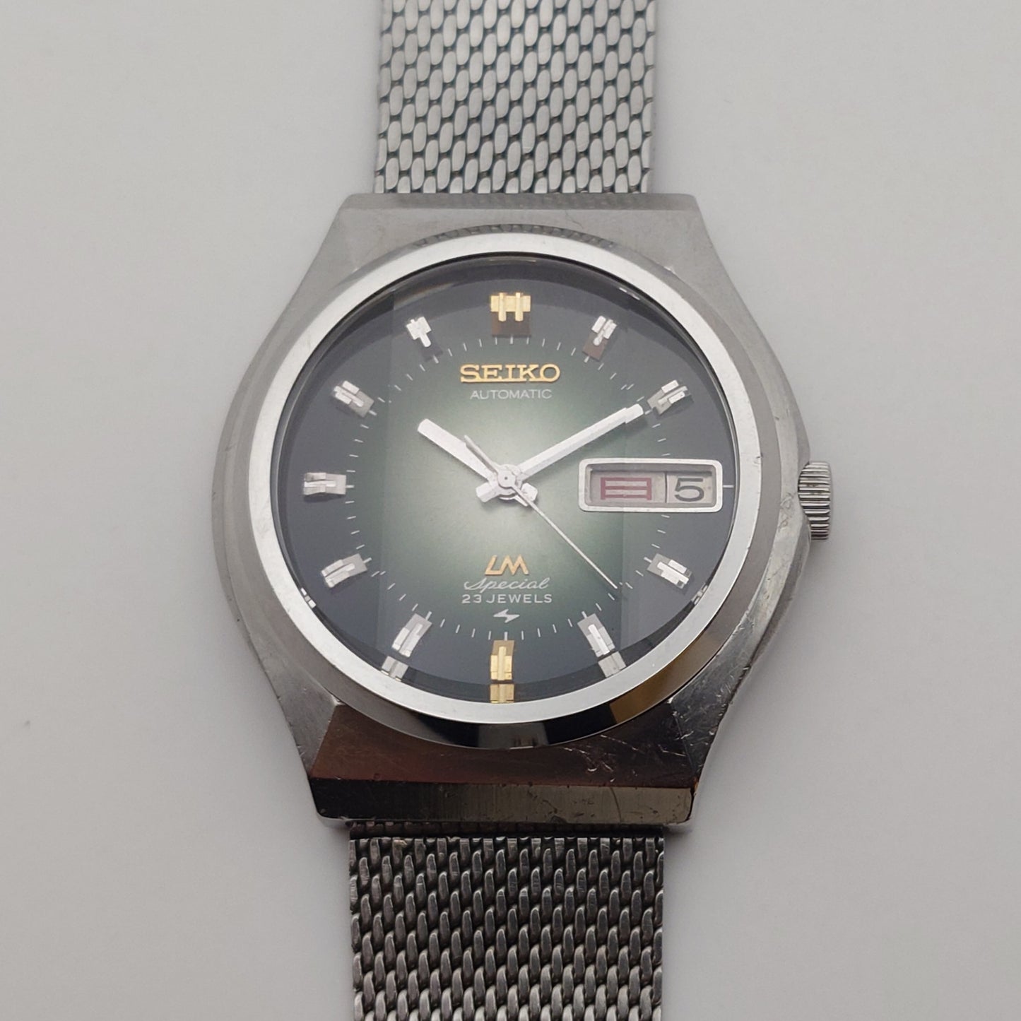 セイコー ロードマチックスペシャル 9面カットガラス グリーンダイヤル　Seiko Loadmatic Special 9-faceted glass Green dial