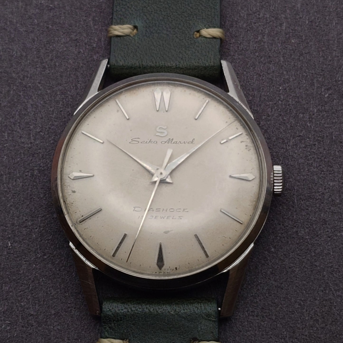 セイコーマーベル 1958年 赤機械 19石　Seiko Marvel 1958 Red Movement, 19 Jewels