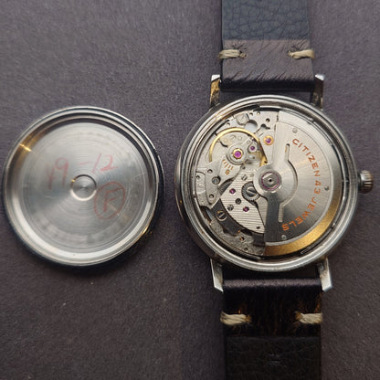 シチズンクリスタルセブン43石変わり文字盤　Citizen Crystal Seven 43 Jewels – Special Dial Variant