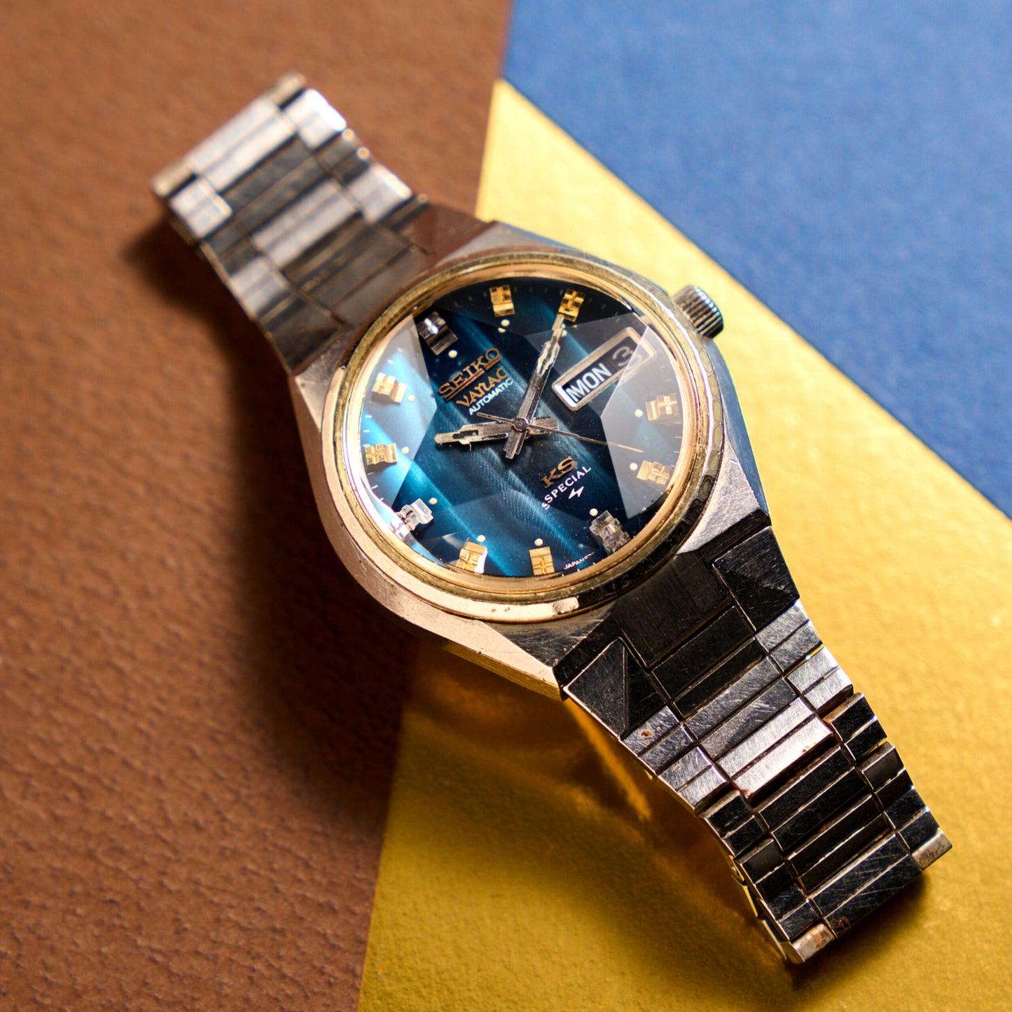 キングセイコースペシャル VANAC　星型カットガラスブルーグラデーションダイヤルKing Seiko Special VANAC Star-Cut Crystal, Blue Gradient Dial