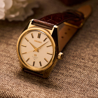 グランドセイコー45GS14金キャップゴールド　Grand Seiko 45GS 14K　Cap Gold