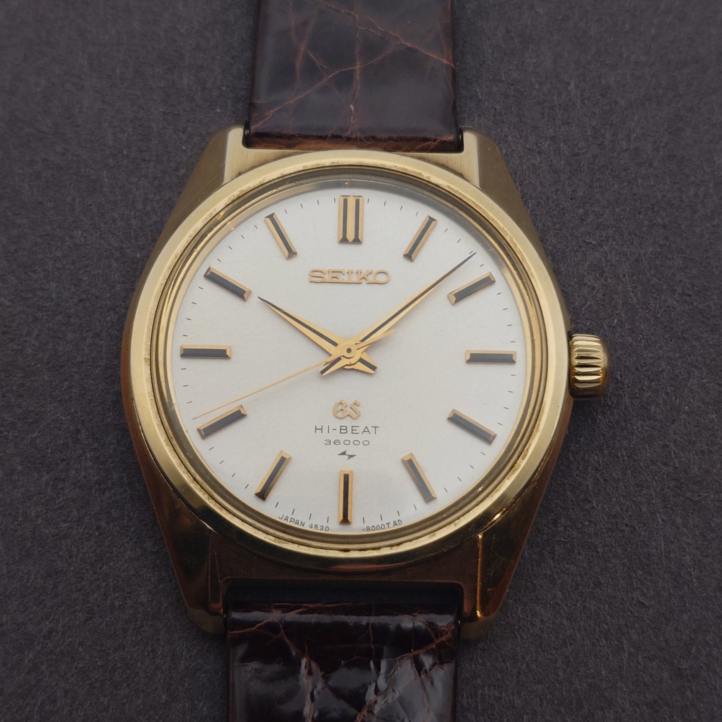 グランドセイコー45GS14金キャップゴールド　Grand Seiko 45GS 14K　Cap Gold