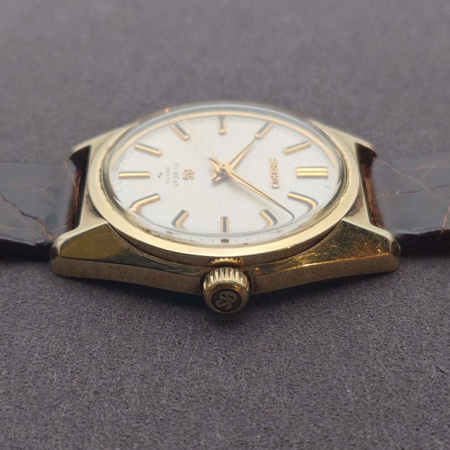 グランドセイコー45GS14金キャップゴールド　Grand Seiko 45GS 14K　Cap Gold