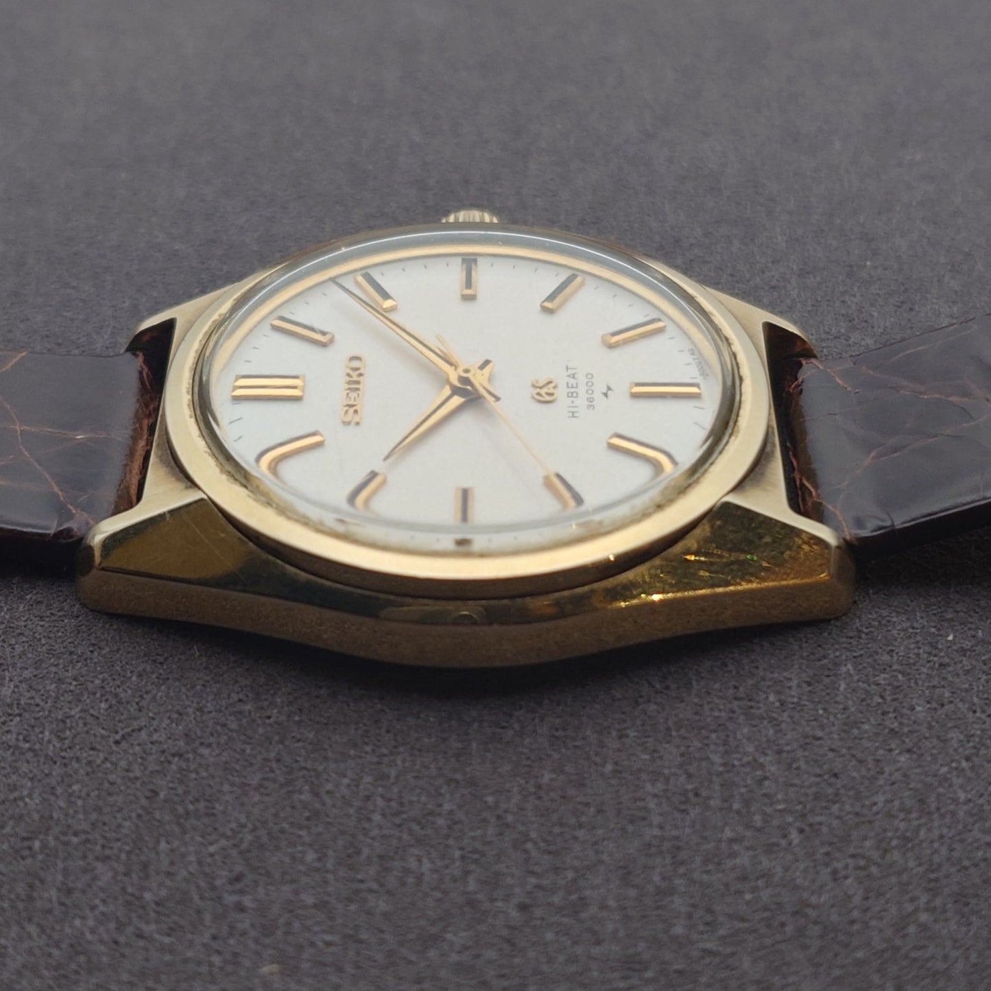 グランドセイコー45GS14金キャップゴールド　Grand Seiko 45GS 14K　Cap Gold