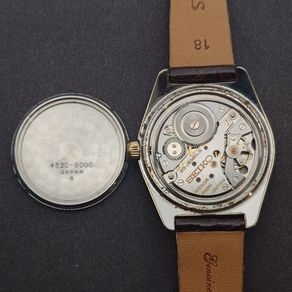 グランドセイコー45GS14金キャップゴールド　Grand Seiko 45GS 14K　Cap Gold