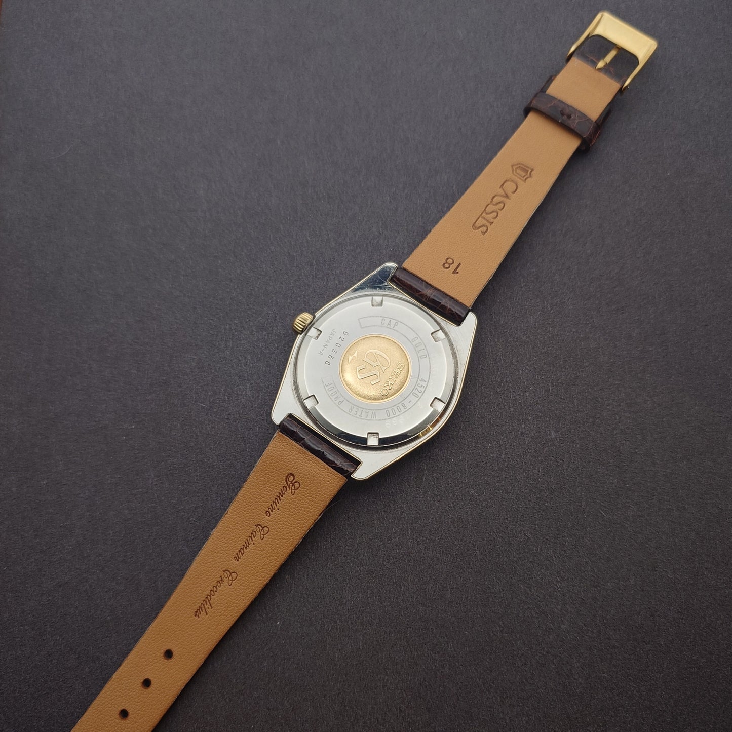 グランドセイコー45GS14金キャップゴールド　Grand Seiko 45GS 14K　Cap Gold