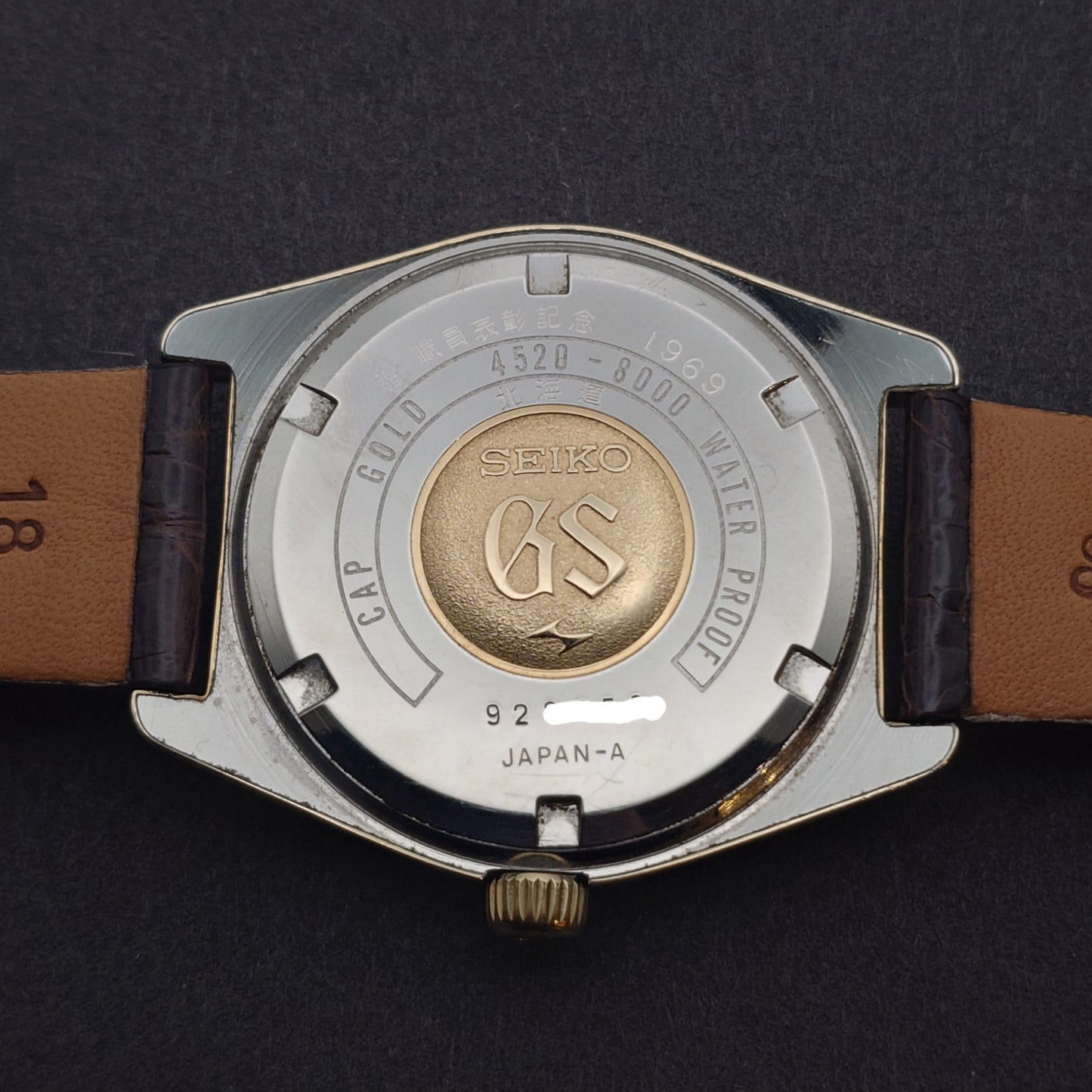 グランドセイコー45GS14金キャップゴールド　Grand Seiko 45GS 14K　Cap Gold