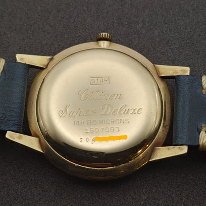 シチズン スーパーデラックスアップライトロゴ25石 Citizen Super Deluxe Applied Logo, 25 Jewels　
