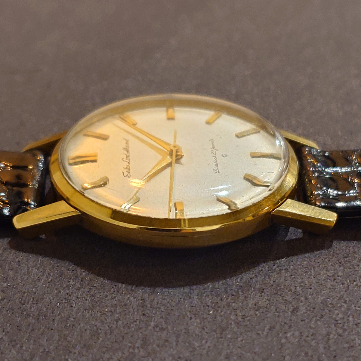 セイコー ロードマーベル18金無垢 SDダイヤル 手巻き　Seiko Lord Marvel 18K Solid Gold SD Dial J14050 Manual Wind
