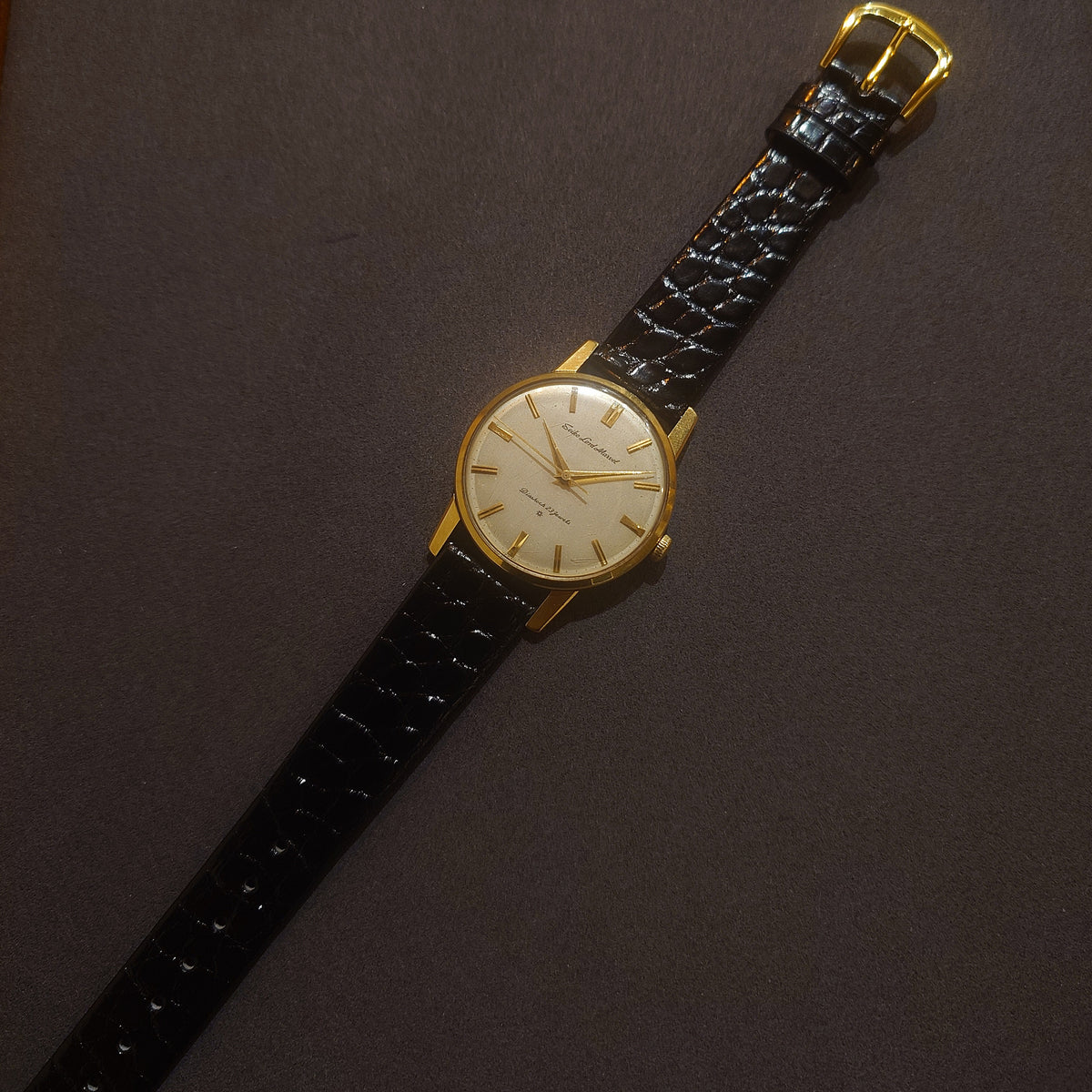 セイコー ロードマーベル18金無垢 SDダイヤル 手巻き　Seiko Lord Marvel 18K Solid Gold SD Dial J14050 Manual Wind