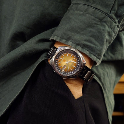 SEIKO アドバン万年カレンダー ブラウンダイヤル自動巻きSEIKO Advan Perpetual Calendar Brown Dial Automati
