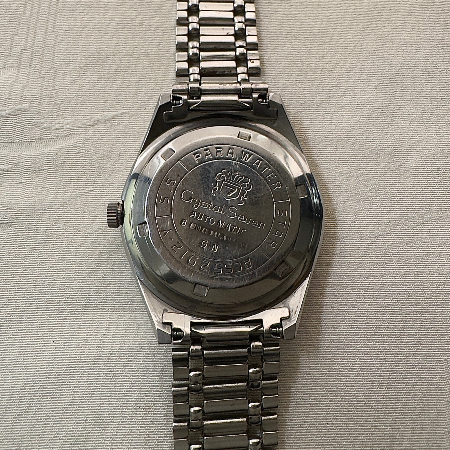 シチズン クリスタルセブン ブラックダイヤルアラビア数字 CITIZEN Crystal Seven Black Dial