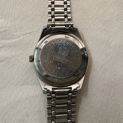 シチズン クリスタルセブン ブラックダイヤルアラビア数字 CITIZEN Crystal Seven Black Dial